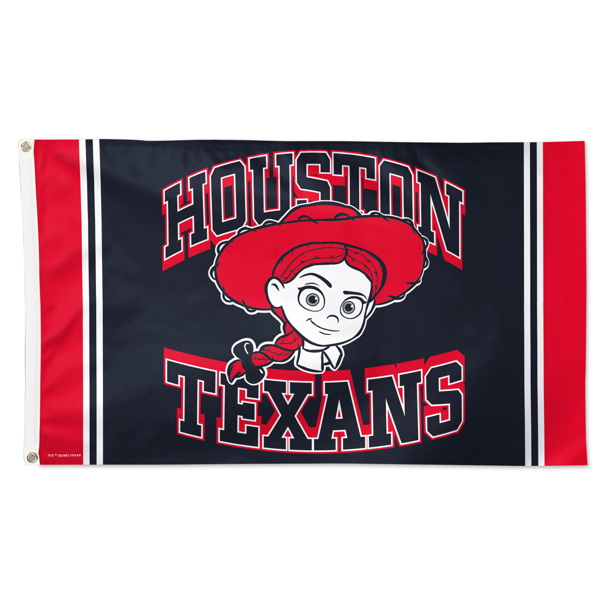 WinCraft Houston Texans Disney x NFL Jessie 3' x 5' Single-Sided Deluxe Flag