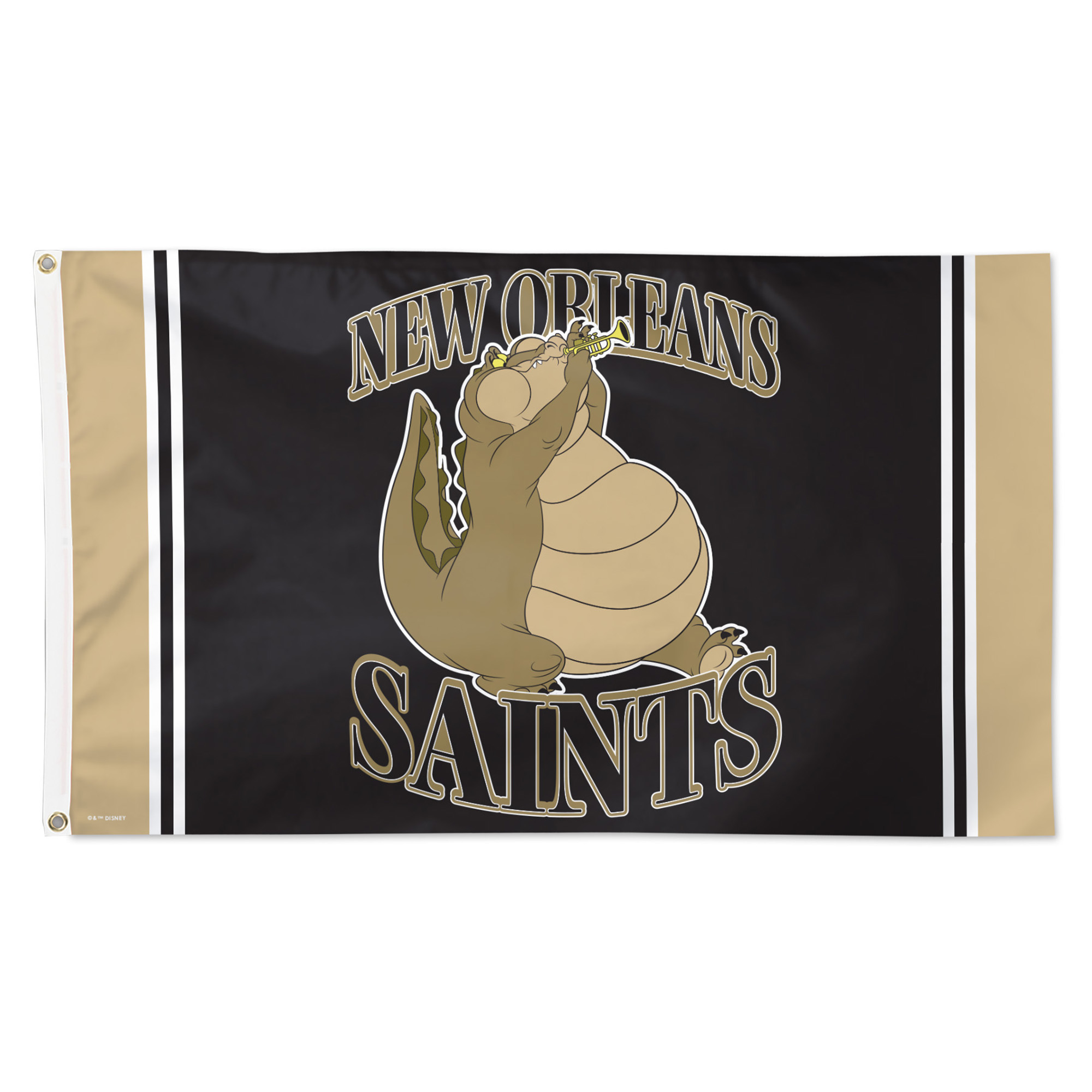 WinCraft New Orleans Saints Disney x NFL Louis 3' x 5' Single-Sided Deluxe Flag