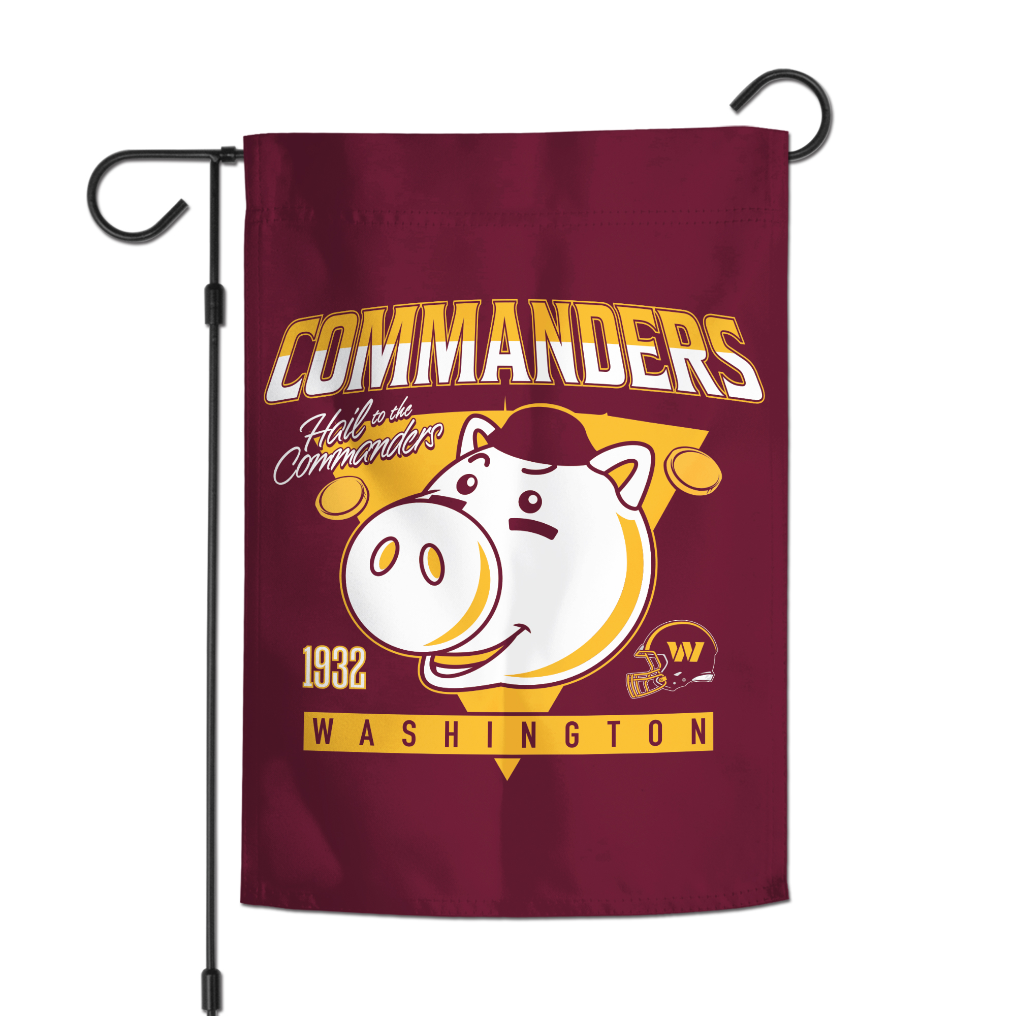 WinCraft Washington Commanders Disney x NFL Hamm 12'' x 18'' Double-Sided Garden Flag