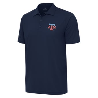 Men's Antigua Navy Texas A&M Aggies Patriotic Logo Tribute Polo