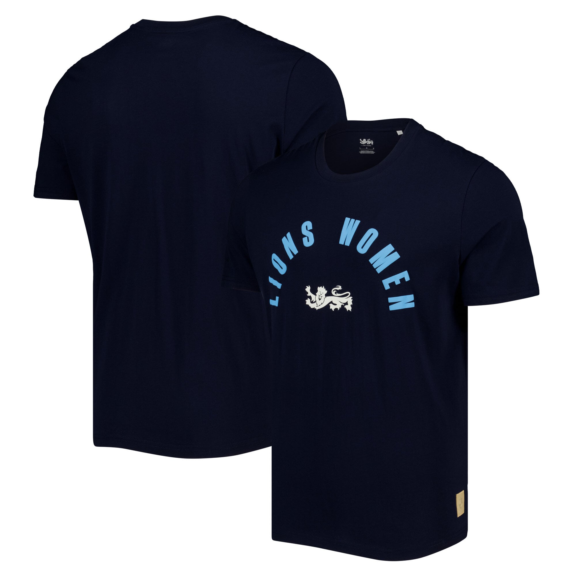 T-shirt graphique de rugby des Lions britanniques et irlandais - Bleu marine