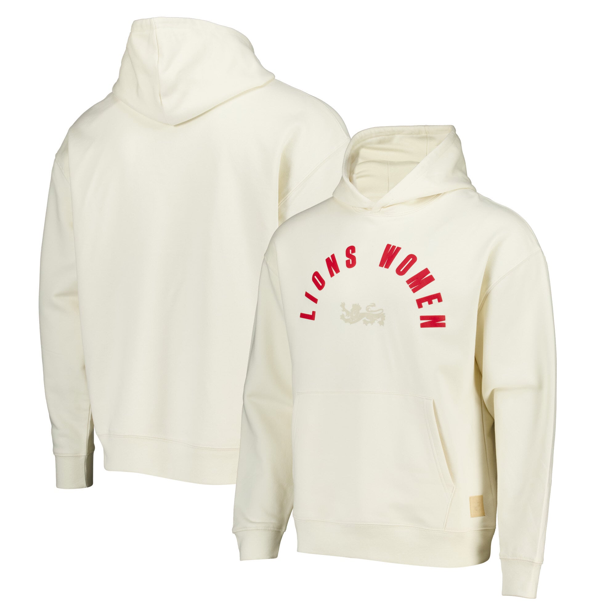 Sweat à capuche graphique Lions britanniques et irlandais - Crème