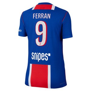 Maillot Domicile Match PSG Nike Aero-FIT 26/27 - Femme avec flocage Ferran 9, vue 4