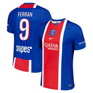 Maillot Domicile Stadium PSG Nike 26/27 avec flocage Ferran 9, vue 1