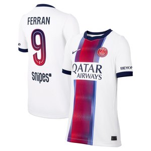 Maillot Extérieur Stadium PSG Nike 26/27 - Enfant avec flocage Ferran 9, vue 1
