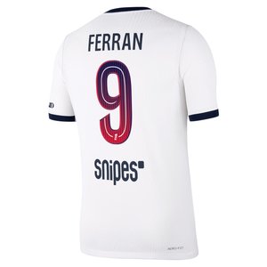 Maillot Extérieur Match PSG Nike Aero-FIT 26/27 avec flocage Ferran 9, vue 4
