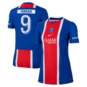 Maillot Domicile Match PSG Nike Aero-FIT 26/27 - Femme - Flocage Coupe Ferran 9, vue 1