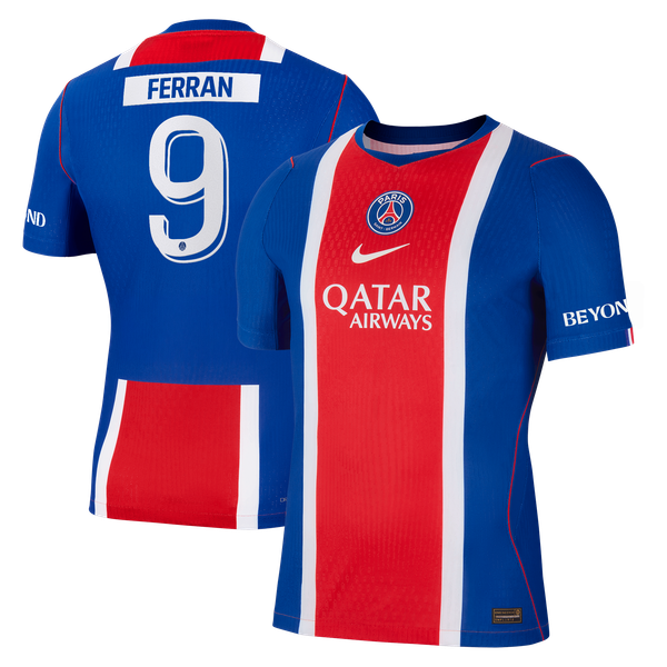 Maillot Domicile Match PSG Nike Aero-FIT 26/27 - Flocage Coupe Ferran 9