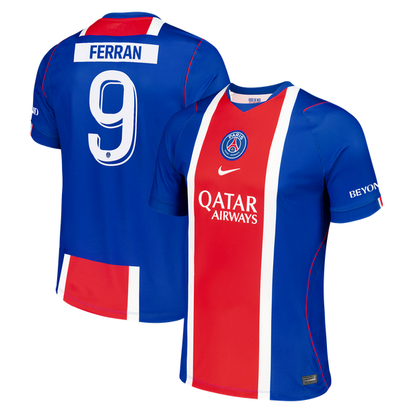 Maillot Domicile Stadium PSG Nike 26/27 - Flocage Coupe Ferran 9