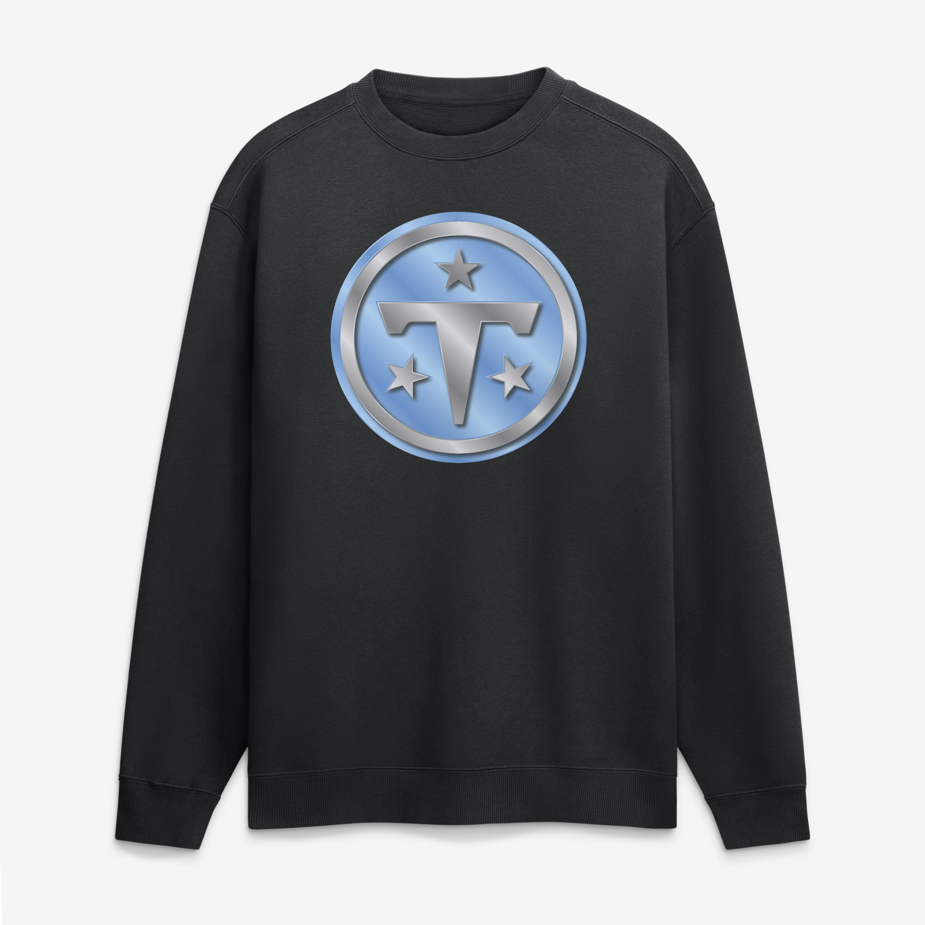 Men's Black Tennessee Titans  Metallic Mascot Sweatshirt