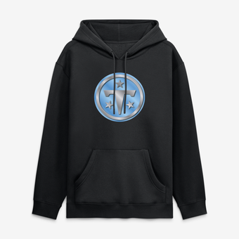 Men's Black Tennessee Titans Metallic Mascot Hoodie