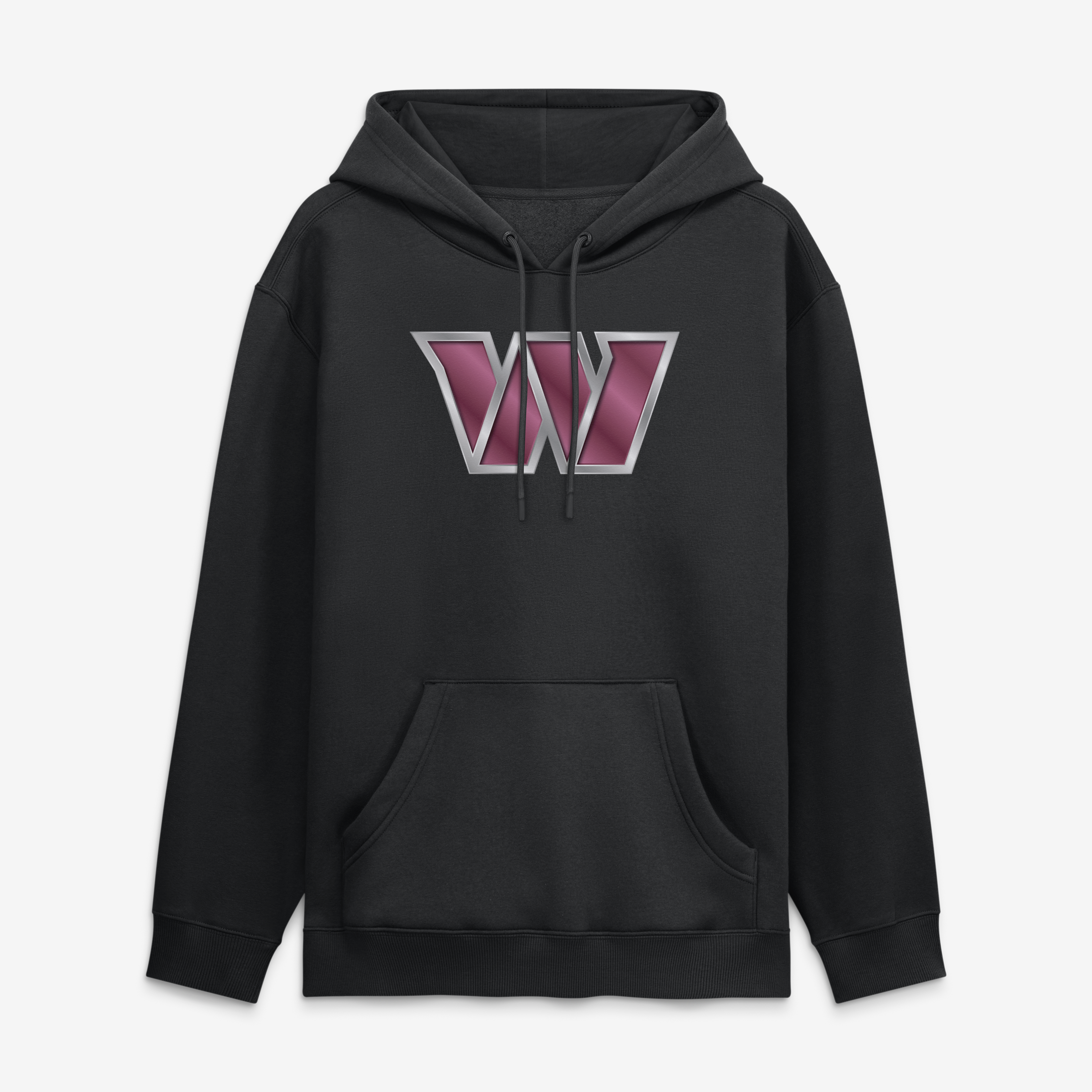 Men's Black Washington Commanders  Metallic Mascot Hoodie