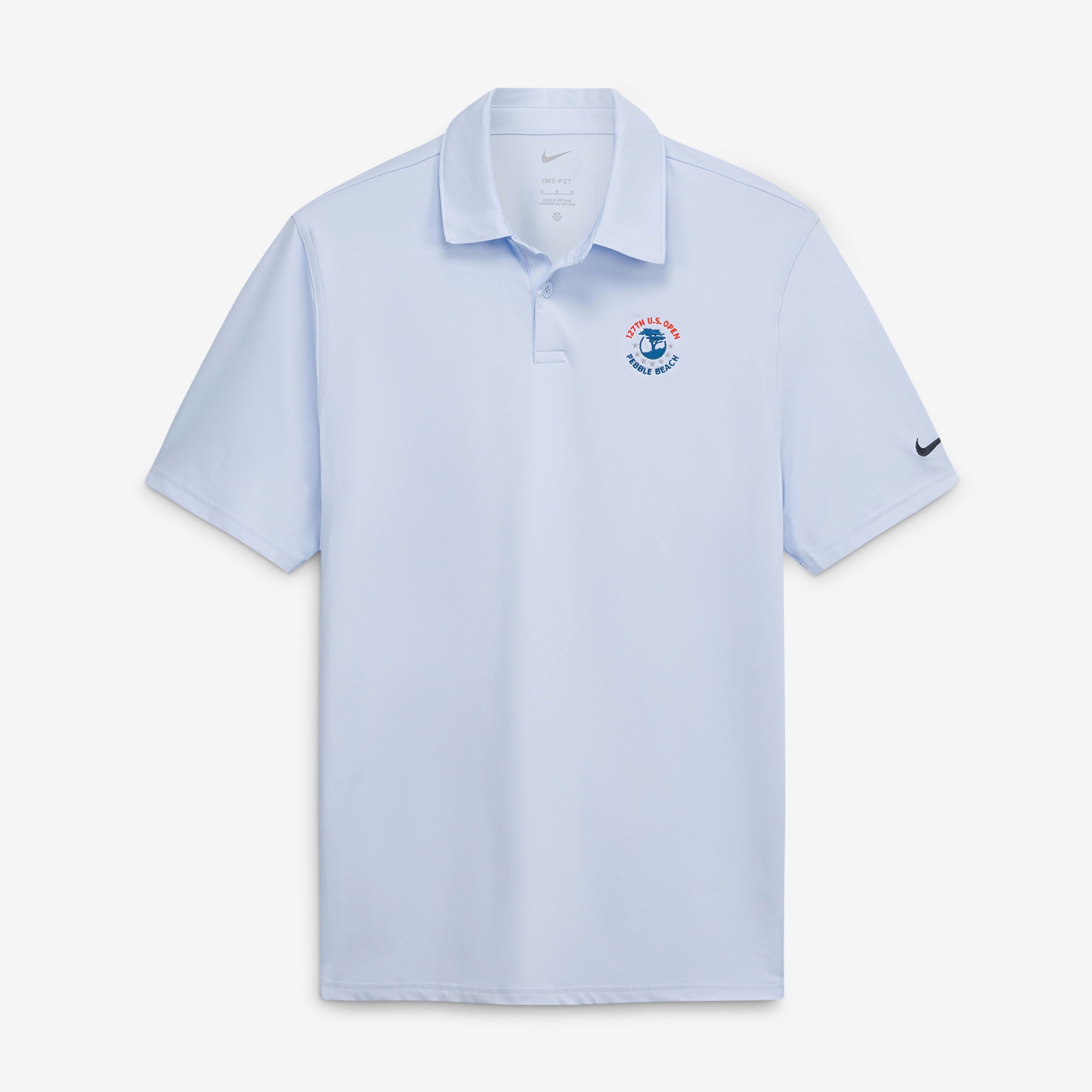 Men’s 2027 U.S. Open Nike Light Blue Velocity Dri-FIT Polo Men’s 2027 U.S. Open Nike Light Blue Velocity Dri-FIT Polo