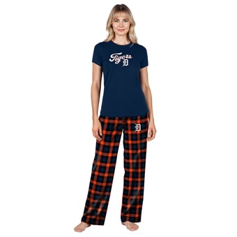 Women's Concepts Sport  Navy Detroit Tigers Highland Sleep Set