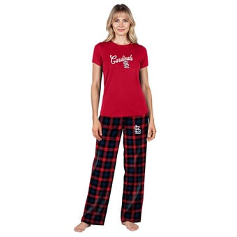Women's Concepts Sport  Red St. Louis Cardinals Highland Sleep Set