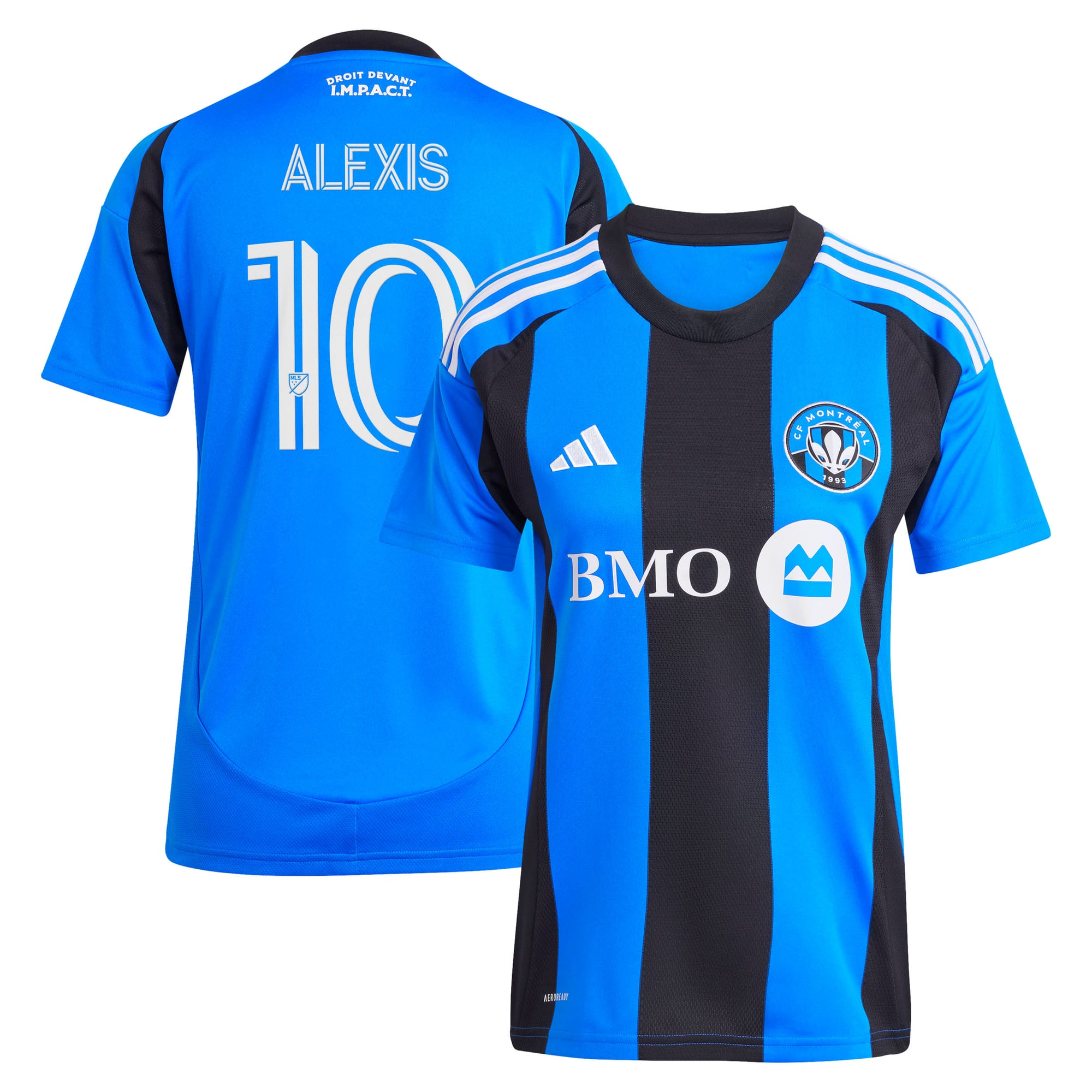 Women's adidas Alexis Sánchez Blue CF Montreal 2025 Montréal Original Replica Jersey