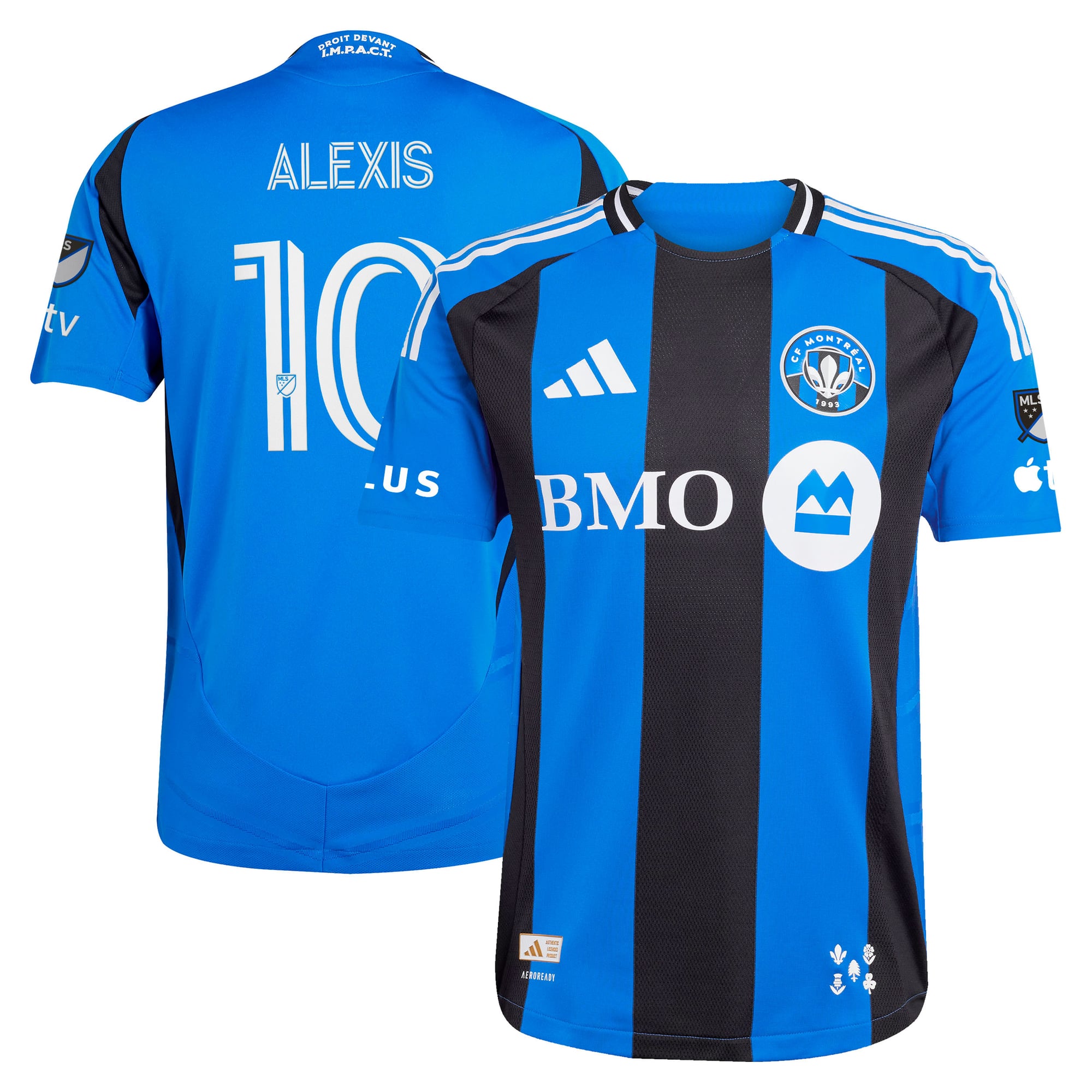 Men's adidas Alexis Sánchez Blue CF Montreal 2025 Montréal Original On-Field Authentic Jersey