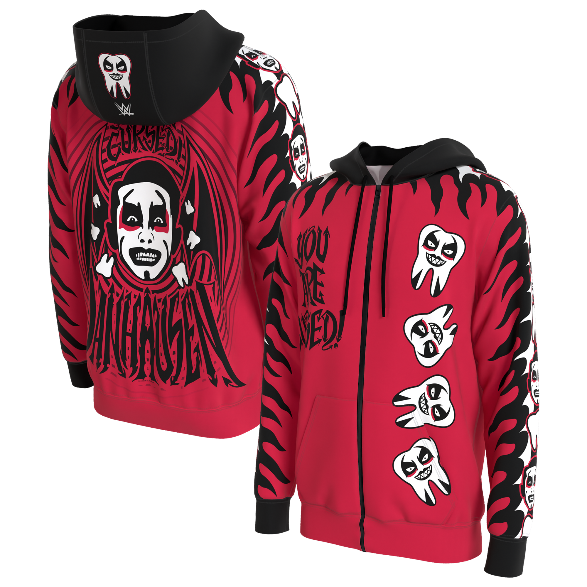 Men's ProSphere Red Danhausen Full-Zip Hoodie