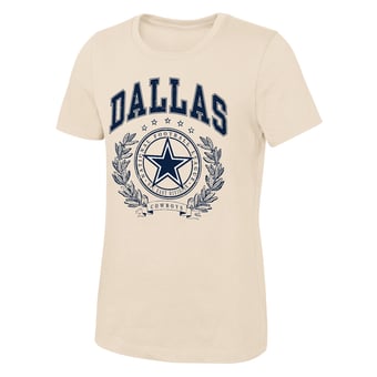Girls Youth Outerstuff  Natural Dallas Cowboys Undefeated T-Shirt