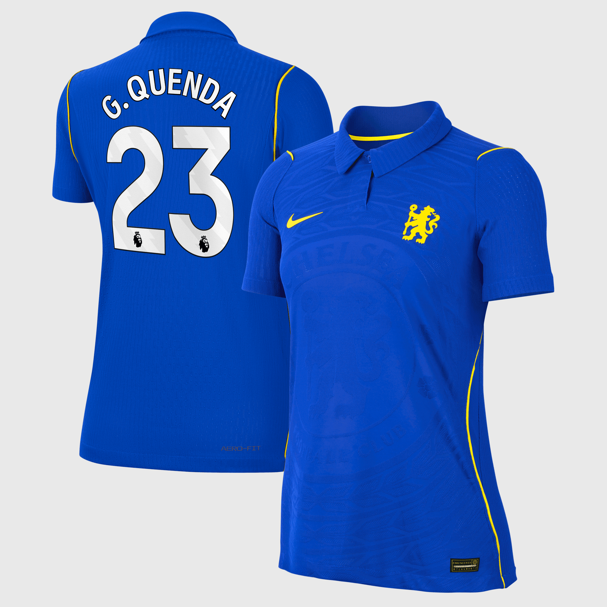 Camiseta Nike Aero-FIT Match de la 1ª equipación del Chelsea 2026-27 - Mujer con dorsal G.Quenda 23