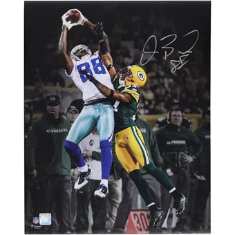 Dez Bryant Dallas Cowboys Autographed 16" x 20" Catch vs. Green Bay Packers Spotlight Photograph