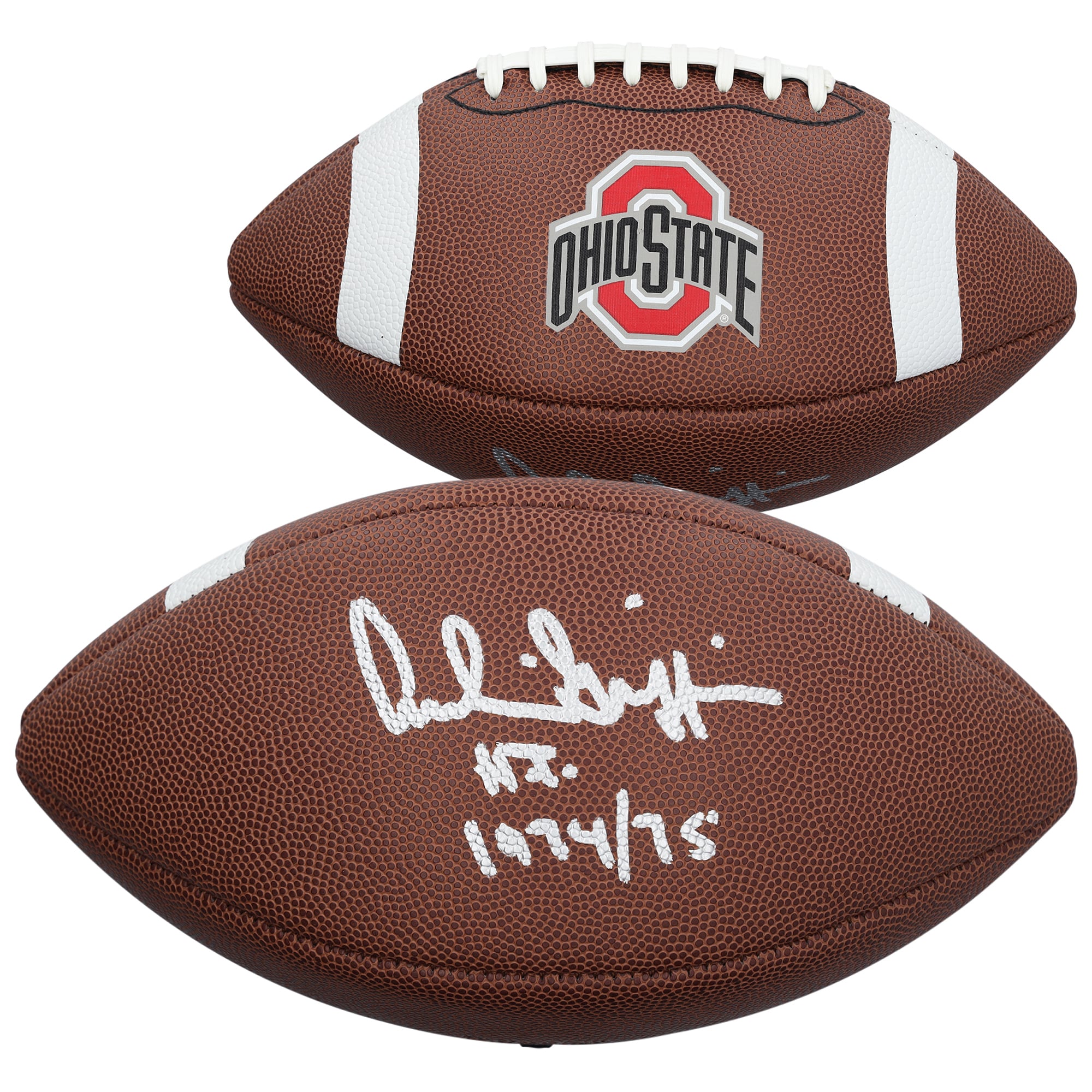 Archie Griffin Ohio State Buckeyes Autographed Nike Replica Football with "HT 74-75" Inscription