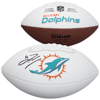 Zach Thomas Miami Dolphins Autographed Wilson White Panel Football