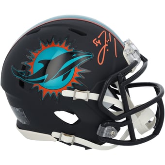 Zach Thomas Miami Dolphins Autographed Riddell Rivalry Speed Mini Helmet