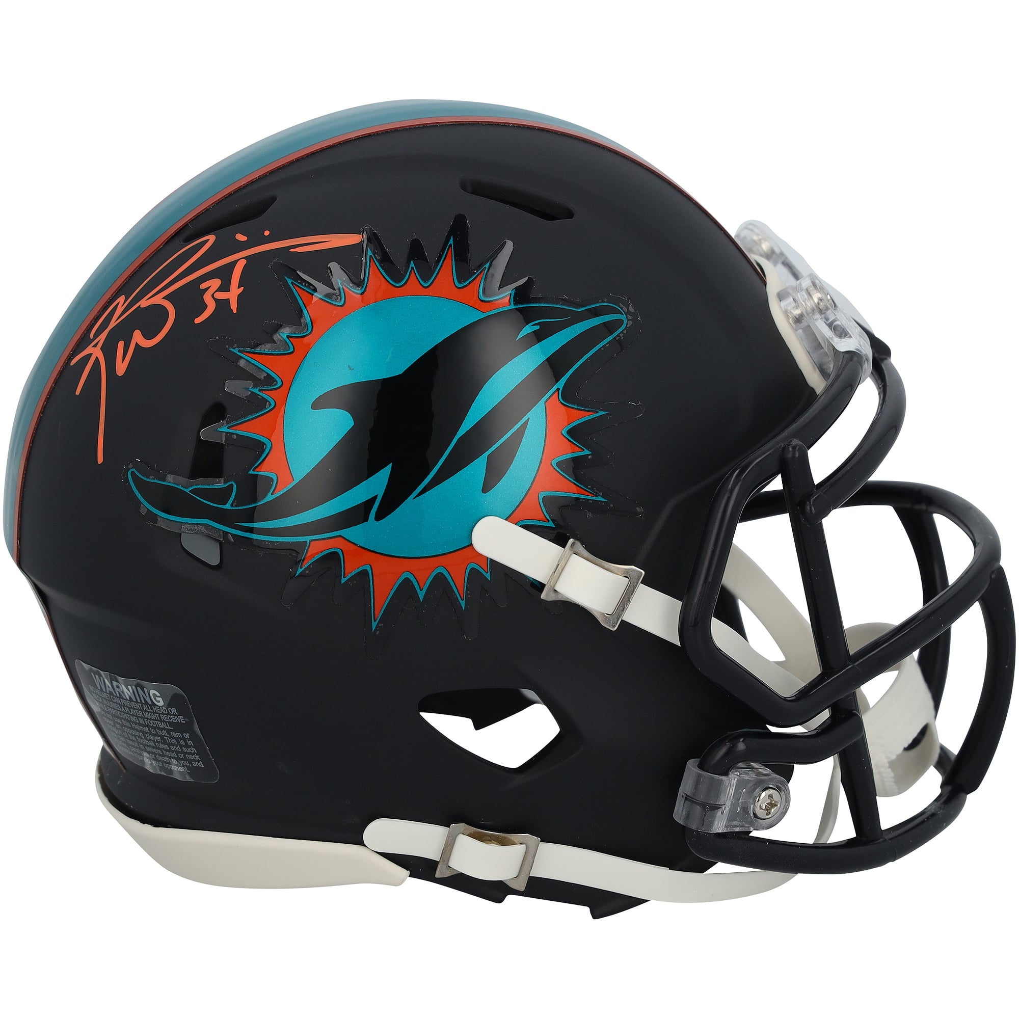Ricky Williams Miami Dolphins Autographed Riddell Rivalry Speed Mini Helmet