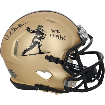 Archie Griffin Ohio State Buckeyes Autographed Riddell Heisman Gold Speed Mini Helmet with "HT 74-75" Inscription