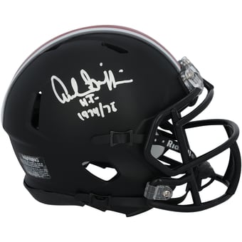 Archie Griffin Ohio State Buckeyes Autographed Riddell Satin Black Speed Mini Helmet with "HT 74-75" Inscription