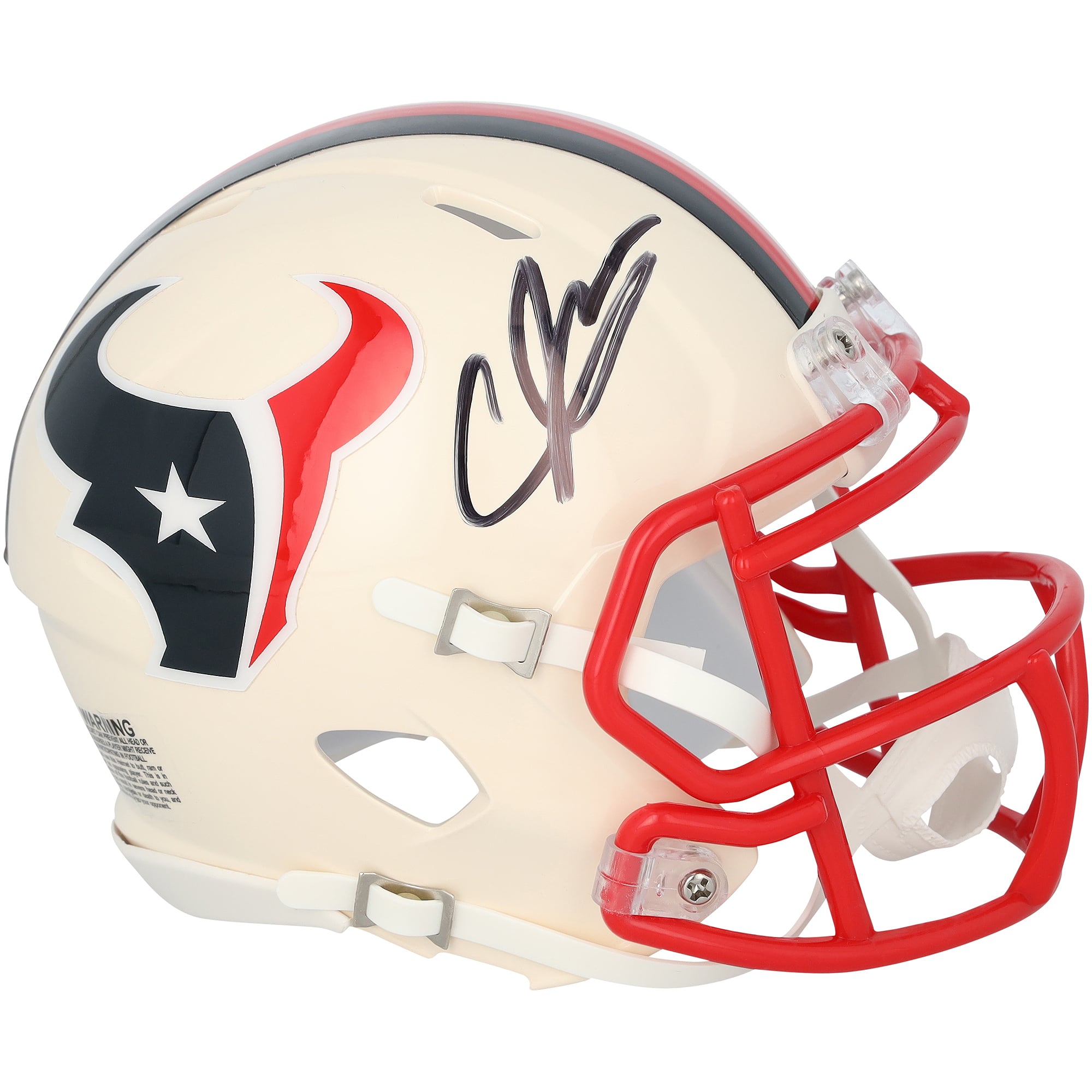 Andre Johnson Houston Texans Autographed Riddell Retro Speed Mini Helmet