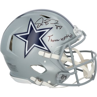 "Dez Bryant Dallas Cowboys Autographed Riddell Speed Authentic Helmet with ""Throw Up the X"" Inscription - Limited Edition #5/5"