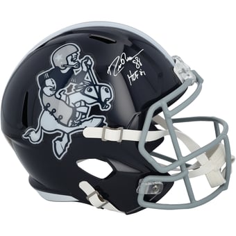 Drew Pearson Dallas Cowboys Autographed Riddell Cowboy Joe Speed Replica Helmet with "HOF 21" Inscription