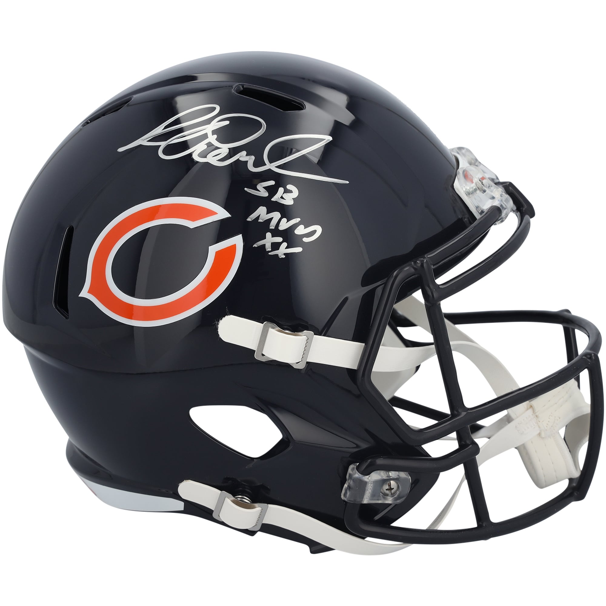 Richard Dent Chicago Bears Autographed Riddell Speed Replica Helmet with "SB XX MVP" Inscription