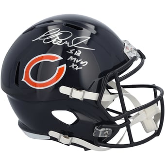 Richard Dent Chicago Bears Autographed Riddell Speed Replica Helmet with "SB XX MVP" Inscription