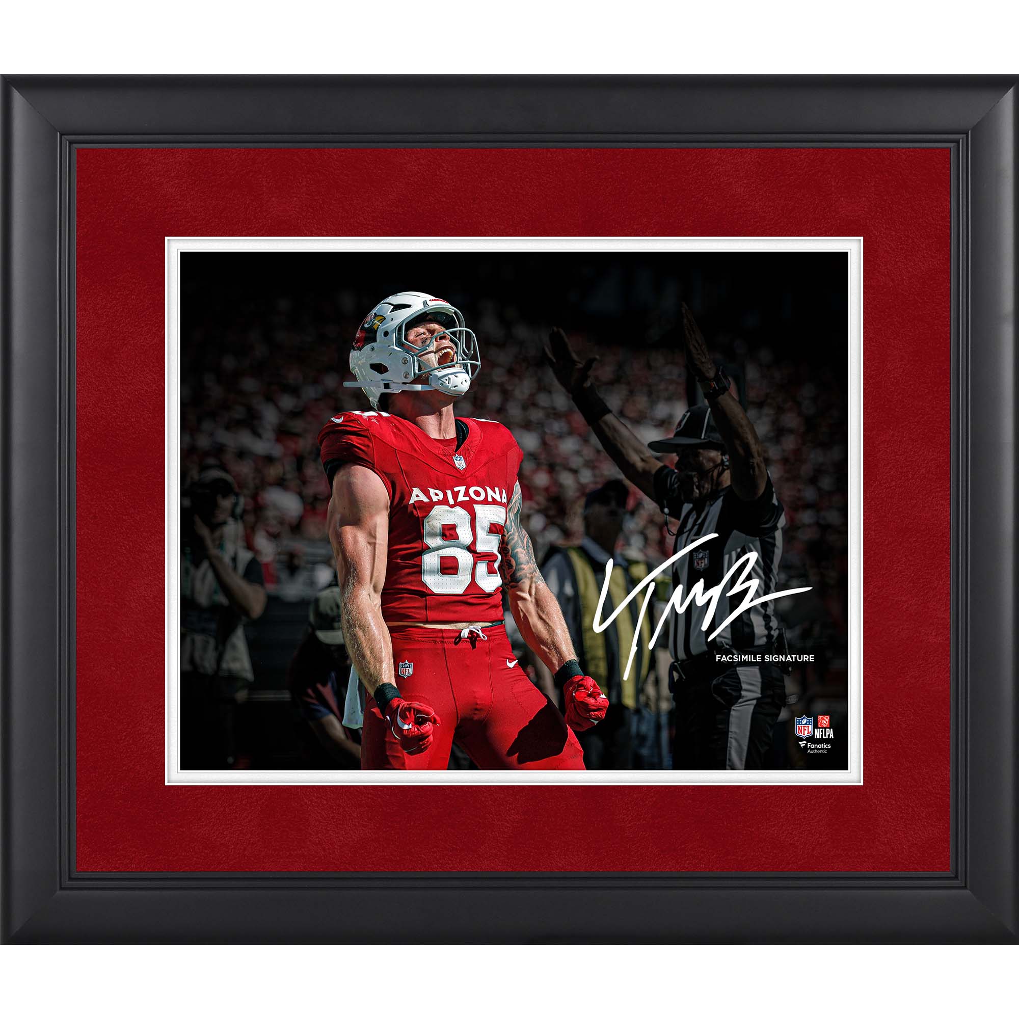 Trey McBride Arizona Cardinals Facsimile Signature Framed 11" x 14" Spotlight Photograph