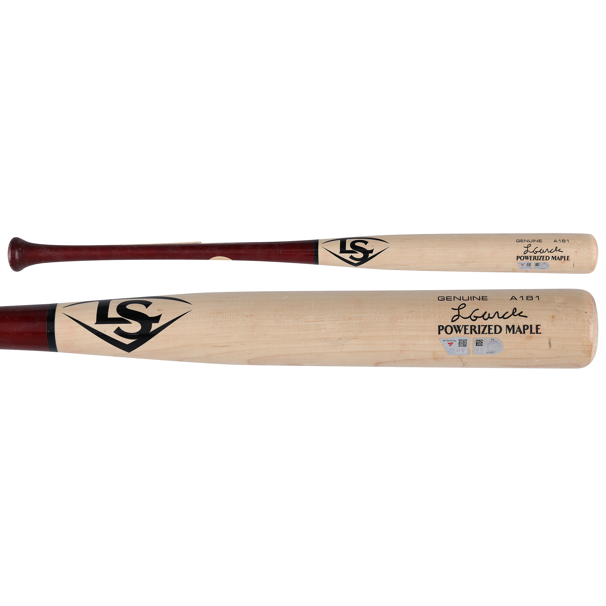 Luis García Jr. Washington Nationals Game-Used Tan Louisville Slugger Broken Bat vs. Colorado Rockies on July 20, 2026 - Single
