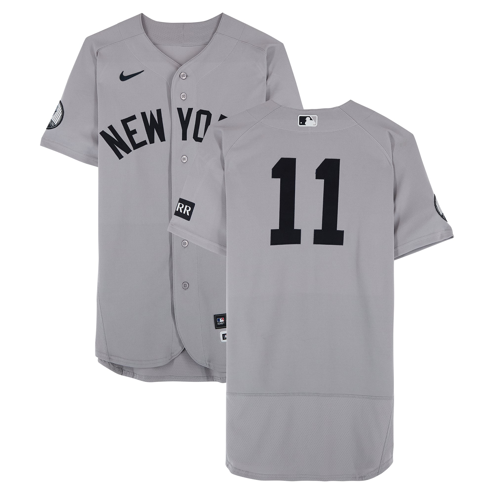 Anthony Volpe New York Yankees Game-Used #11 Gray Nike Jersey vs. Washington Nationals on July 12, 2026
