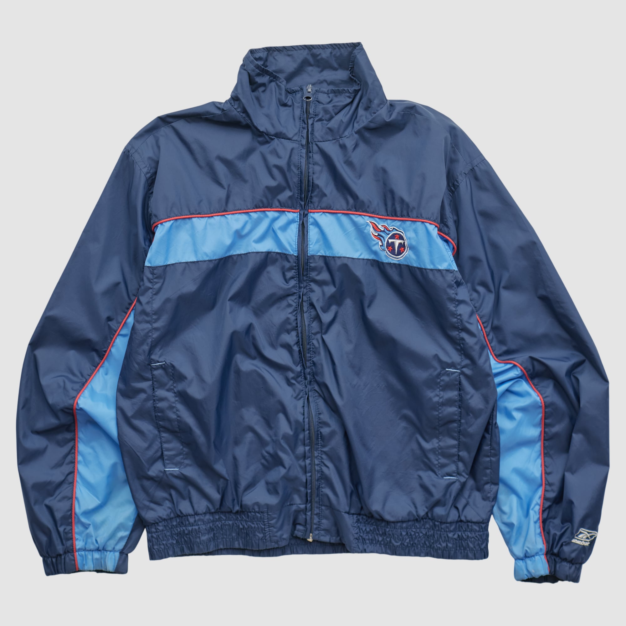 Tennessee Titans Reebok 2000s Full Zip Jacket - Navy - S by Fanatics Real Vintage