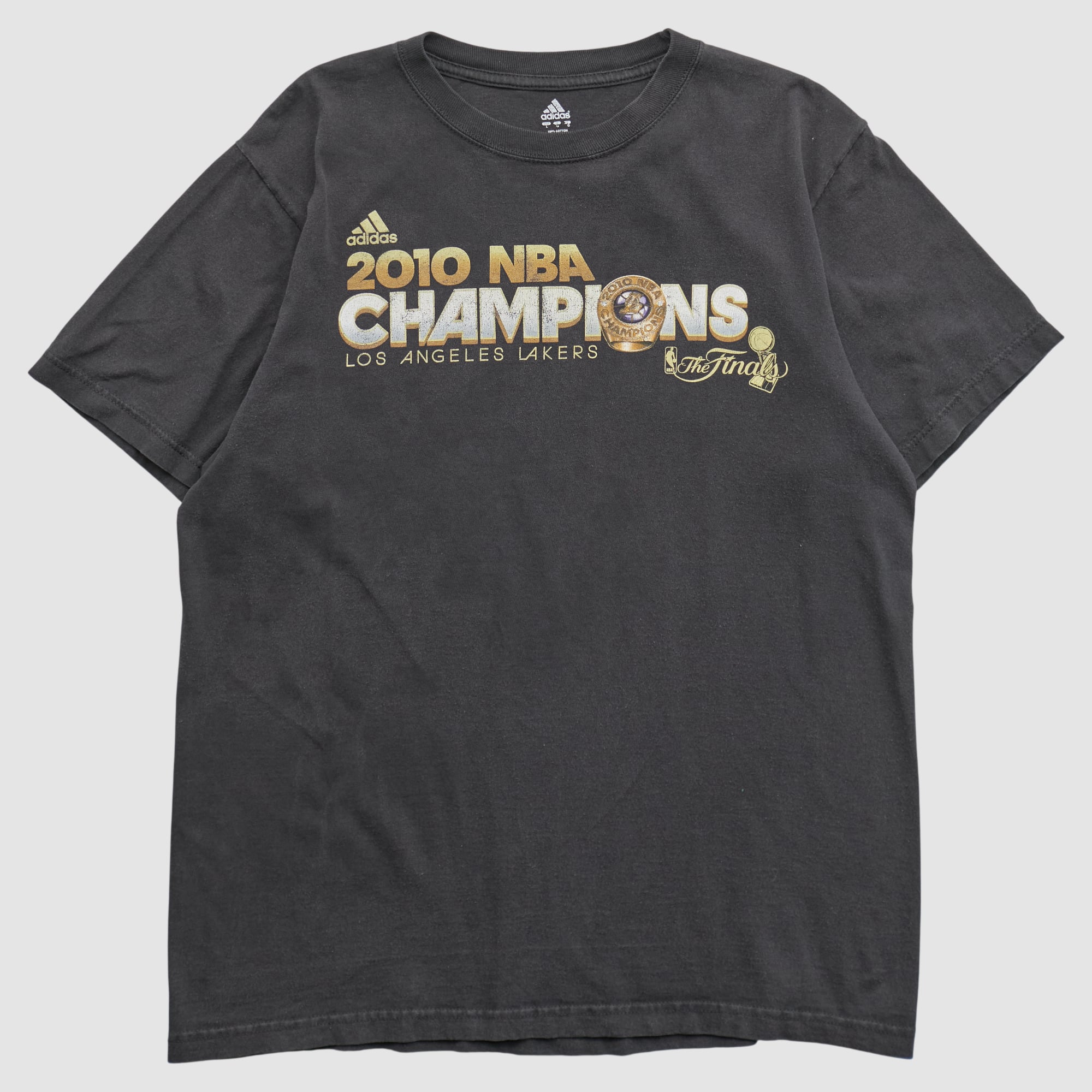Los Angeles Lakers Adidas 2010 T-shirt - Black - S by Fanatics Real Vintage