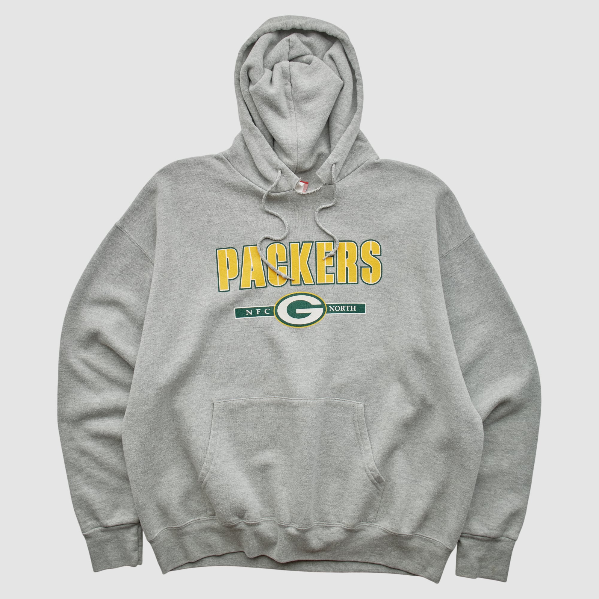 Green Bay Packers NFL 2000s Hooded Pullover Sweatshirt - Heather Gray - XL by Fanatics Real Vintage