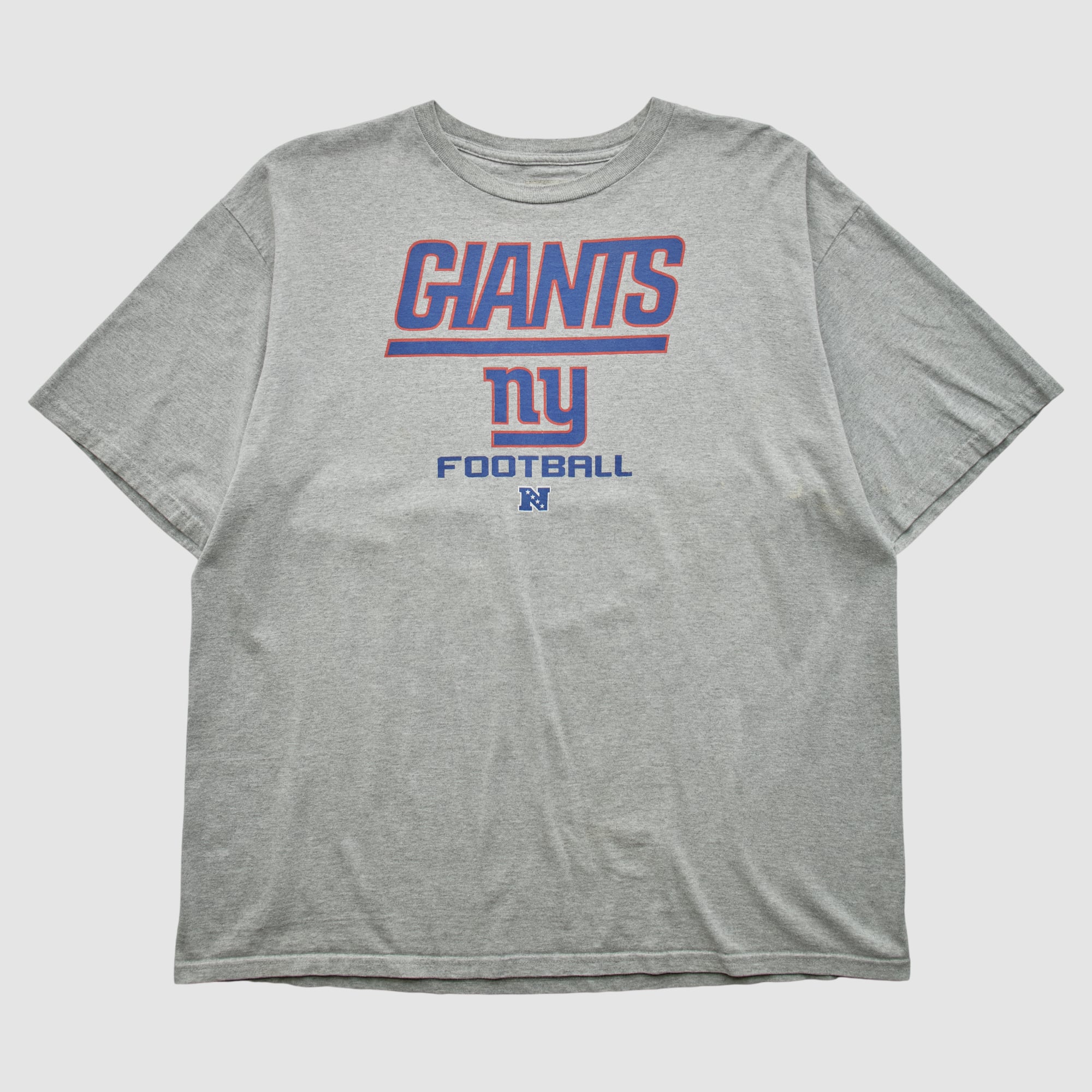 New York Giants NFL 2000s T-shirt - Heather Gray - S by Fanatics Real Vintage