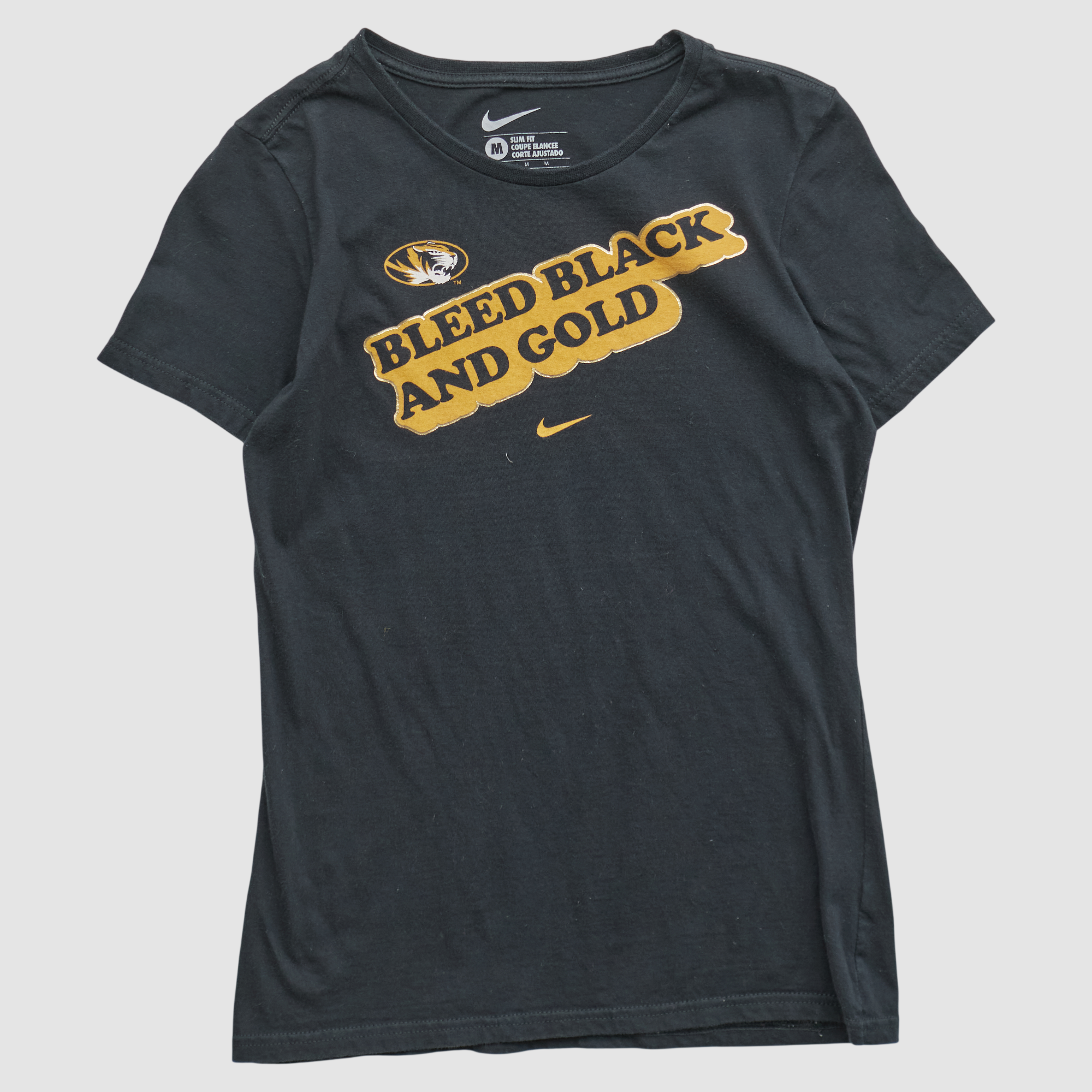 Missouri Tigers Nike 2010s T-shirt - Black - M by Fanatics Real Vintage