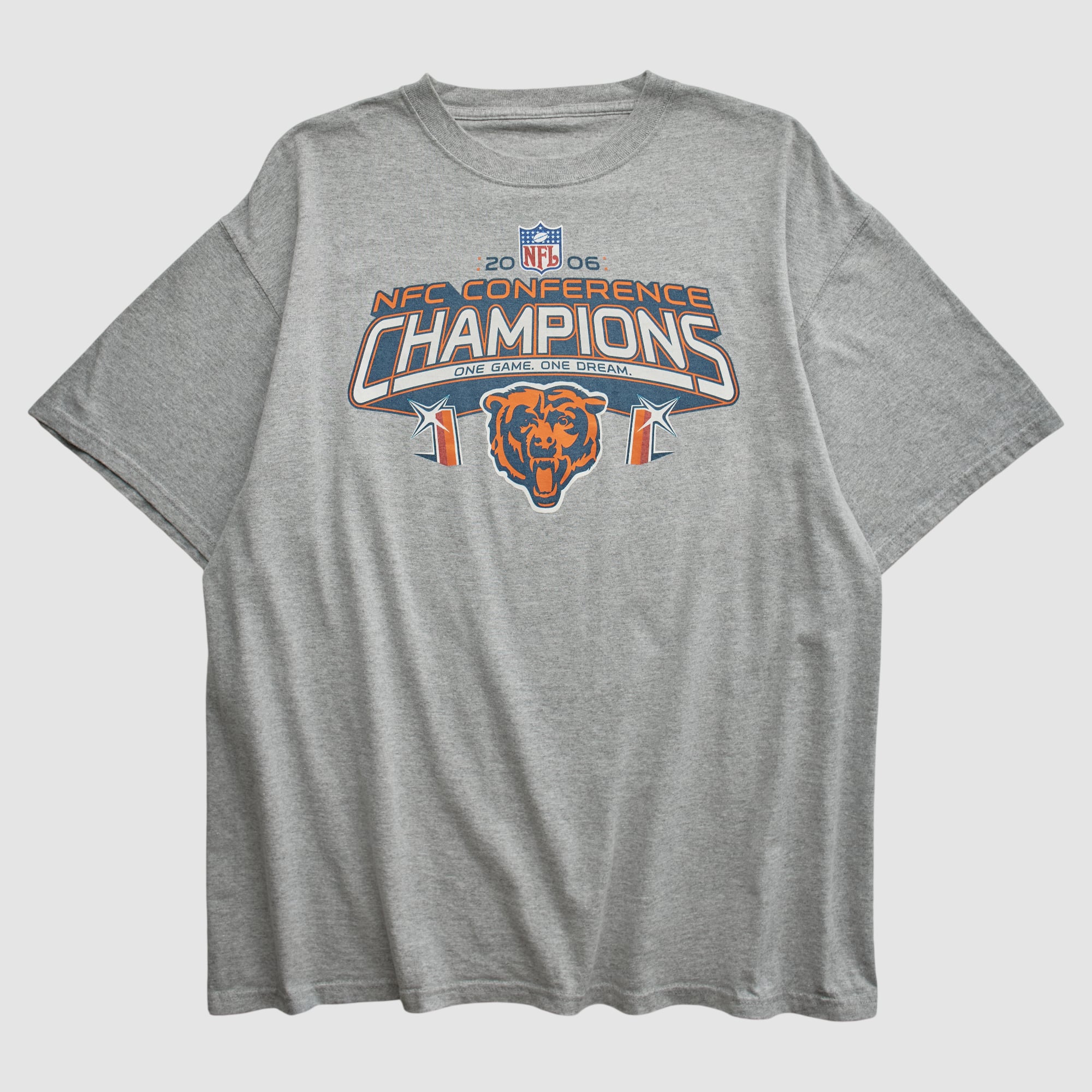 Chicago Bears NFL 2006 T-shirt - Heather Gray - XL by Fanatics Real Vintage
