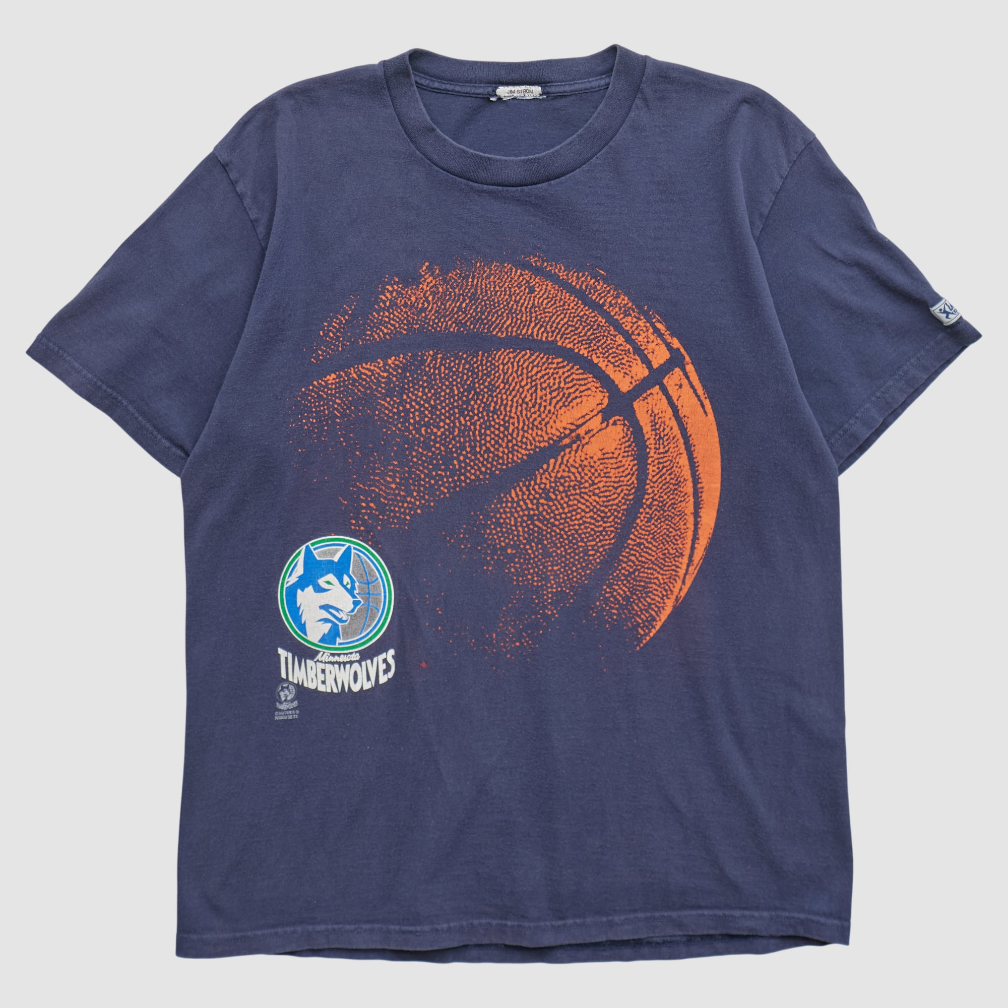 Minnesota Timberwolves Lee Apparel 90s T-shirt - Navy - M by Fanatics Real Vintage