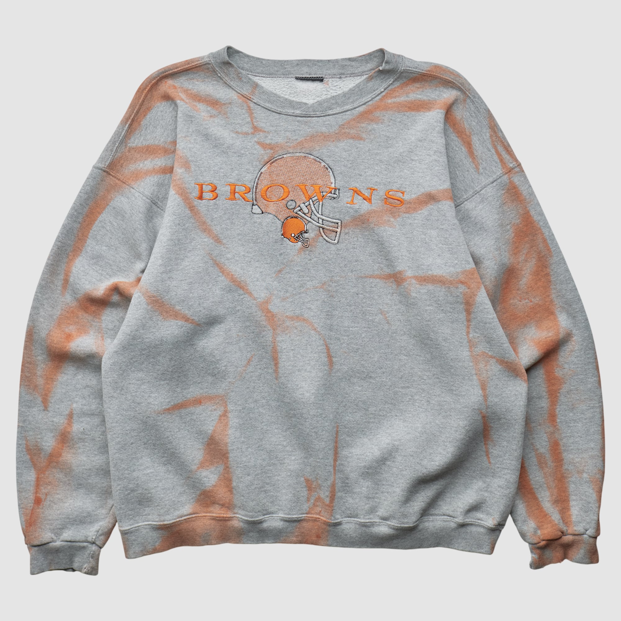 Cleveland Browns Starter 90s Pullover Sweatshirt - Heather Gray - XL by Fanatics Real Vintage