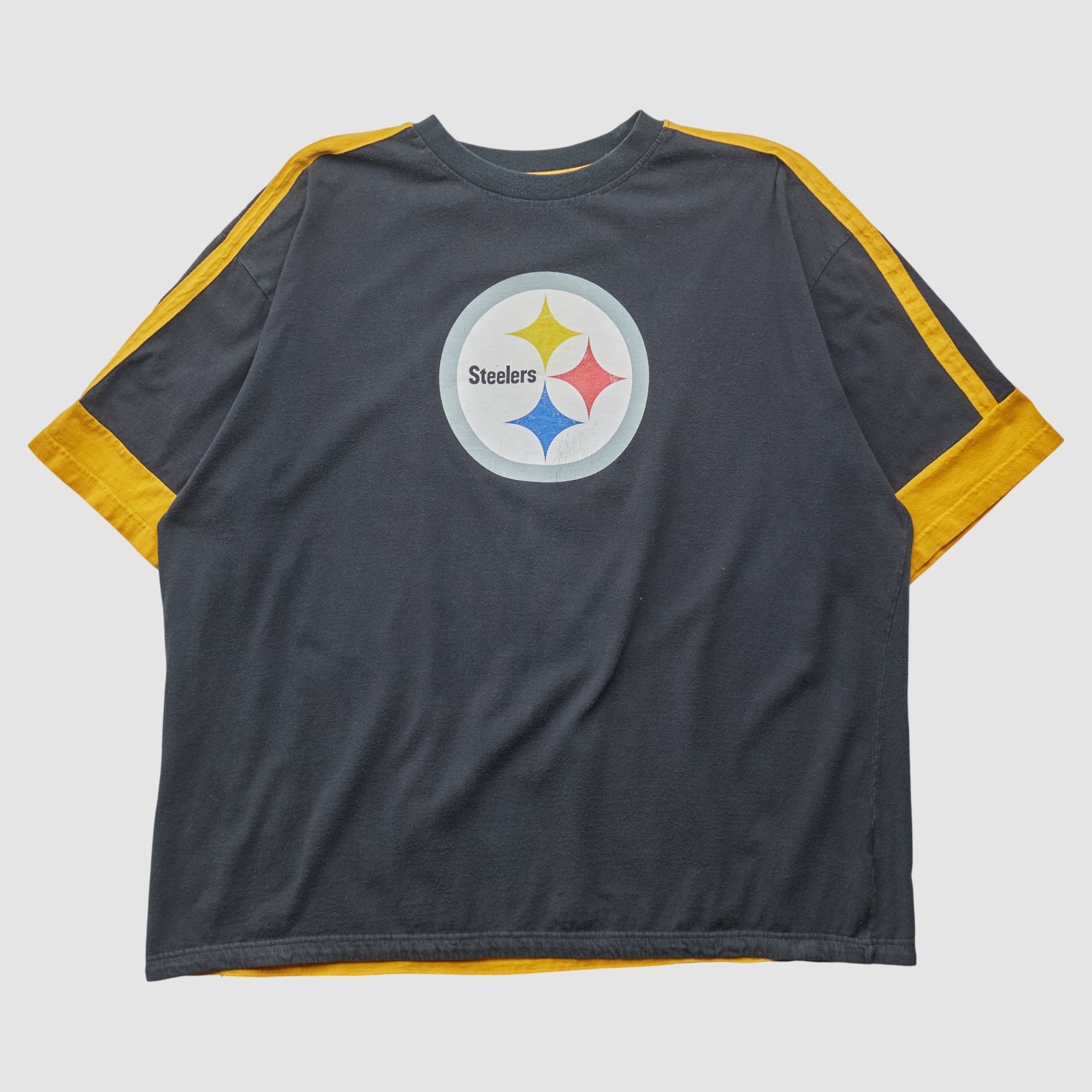 Pittsburgh Steelers 2000s T-shirt - Black - 3XL by Fanatics Real Vintage