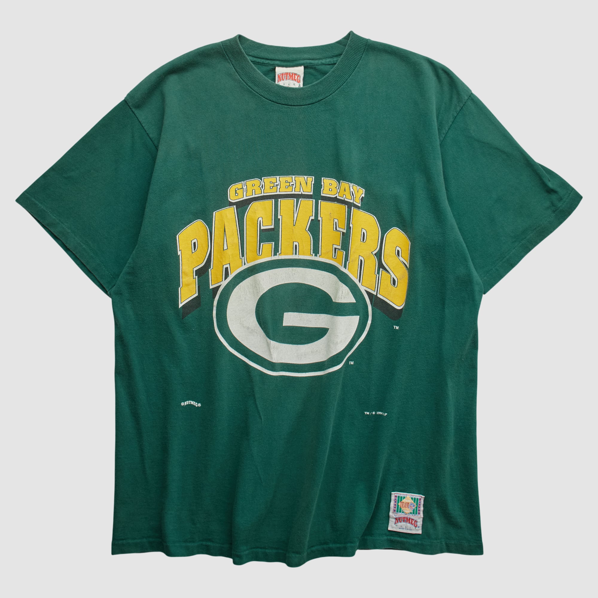 Green Bay Packers Nutmeg Mills 1994 T-shirt - Green - M by Fanatics Real Vintage