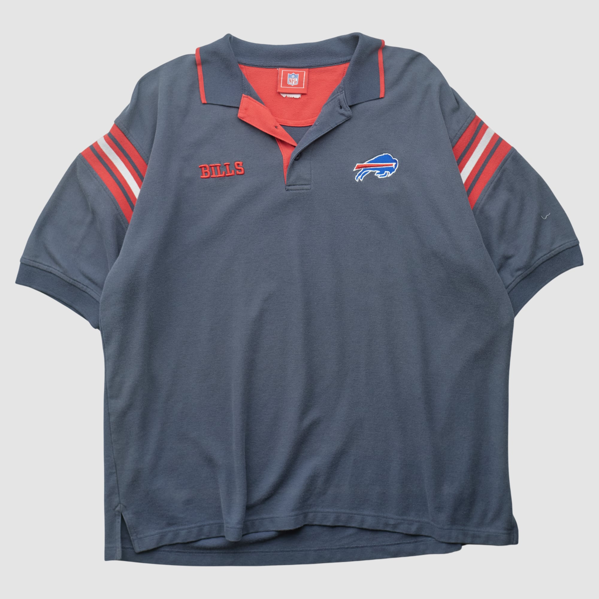 Buffalo Bills NFL 2000s Polo - Navy - 2XL by Fanatics Real Vintage